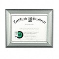DAX Timeless Wood Certificate Frame, Charcoal (N15783NT)