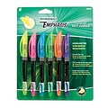 Dixon® Emphasis™ Pocket-Style Highlighters; Chisel Tip, Assorted (BE, GN, OE, PK, PE, YE), 6/PK
