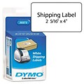 Dymo® Self-Stick Shipping Labels; 4x2-1/8, White, 1 rolls of 220 per Blister Pack