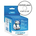 Dymo® Self-Stick CD/DVD Labels; White, 2-1/4 Diameter, 160 Labels