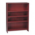 1870 Series Bookcase, 4 Shelves, 36w x 11-1/2d x 48-3/4h, Mahogany