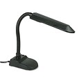 Economy Fluorescent Gooseneck Desk Lamp with Pencil Holder Base, 14