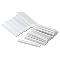 Kwik-File Mailflow-To-Go Mailroom System Label Holders, 3 x 1/2, Clear, 20/Pack