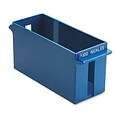 Porta-Count System Rolled Coin Plastic Storage Tray; Blue, Extra Capacity