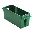 Porta-Count System Rolled Coin Plastic Storage Tray; Green, Extra Capacity