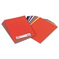 Peacock® Sulphite Construction Paper; 9x12, Assorted