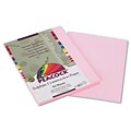 Peacock® Sulphite Construction Paper; 9x12, Pink, Rigid