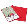 Peacock® Sulphite Construction Paper; 9x12, Holiday Red