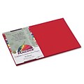 Peacock® Sulphite Construction Paper; 12x18, Holiday Red