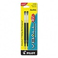 Pilot® VBall® Retractable Rollerball Pen Refills; Extra Fine, Black Ink