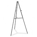 Adjustable Telescoping Tripod Easel, 38 to 66 High, Aluminum, Black