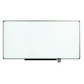 Euro Frame Dry-Erase Board, Porcelain/Steel, 96 x 48, White/Aluminum Frame