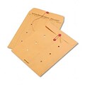 Light Brown Kraft String & Button Interoffice Envelope, 10 x 13, 100/Carton