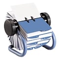 Rolodex™ Open Rotary Business Card File; 400 Capacity, Blue