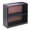 Value Mate Series Bookcase, 2 Shelves, 31-3/4w x 13-1/2d x 28h, Black