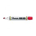 Sharpie® King-Size™ Permanent Markers; Chisel Point, Red, 12-Color Set