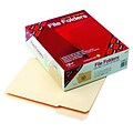 Recycled File Folder, 1/3 Cut 1st Position, Reinforced Top Tab, Ltr, MLA, 100/Bx