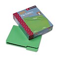 Smead® Colored File Folders; Letter, Green