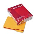 Smead® 1/3 Cut File Folders; Letter, Goldenrod