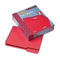 Smead® Colored File Folders; Letter, Red