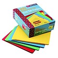 Colored File Folders, Straight Cut, Reinforced End Tab, Letter, Assorted, 100/Bx