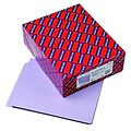 Colored File Folders, Straight Cut, Reinforced End Tab, Letter, Lavender, 100/Bx