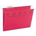 Smead® Tuff® Hanging File Folders; Letter, Red