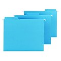 FasTab hanging folders, letter, blue, 18/box