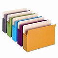 Smead® Colored File Pocket; Legal Size, 3-1/2 expansion, Assrtd