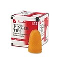 Rubber Finger Tips; Size 13, 3/4 Open End Inside Diameter, 12/Box