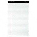 Tops® Docket® Legal Pads; 8-1/2x14, Legal Ruling, White, 50 Sheets/Pad