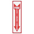 US Stamp & Signs® Fire Extinguisher Office Signs; 4X13, Glow-in-the-Dark,  Fire Extinguisher