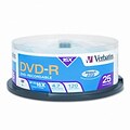 DVD-R Discs, 4.7GB, 16x, Spindle, Matte Silver, 25/pack