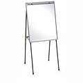 Dry-Erase Board Easel,29x3x40-70,Antiskid Feet,Black