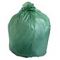 Stout EcoSafe-6400™ Bags, 32 Gallon, .85 Mil, 33" x 48", Green, 50/BX