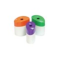 Single Hole Pencil Sharpeners w/ Receptacle Assorted colors