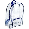 Bags of Bags Clear Security Backpack, Blue (BOBBP131703B)