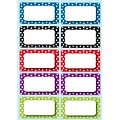 Ashley® Dots Magnetic Nameplates; 10 Write-On; Wipe-Off Pcs.