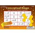Conceptual Math Media® Conceptual Bingo™ Game; Square Roots & Quadratic Equations