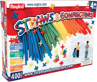 Roylco® Straws & Connectors™; 400 Pieces
