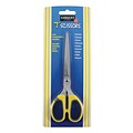 Sargent Art Scissors 7 Stainless Steal Pointed Scissor, Yellow (SAR220911)