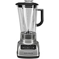 Diamond 5-Speed Blender with 60 Oz. One-Piece BPA-Free Diamond Shaped Pitcher - Contour Silver