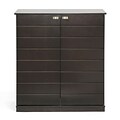 Baxton Studio Stamford Modern Bar Cabinet; Dark Brown