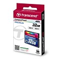Transcend® Premium 32GB CF (CompactFlash) 400x Flash Memory Card