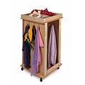 Whitney Brothers Revolving Dress Up Center With Mirror, Natural