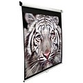 Elite Screens® Manual Series 136 Pull Down Projection Screen; 1:1; White Casing
