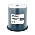 Verbatim® 700MB White Thermal Hub Printable CD-R; Spindle, 100/Pack