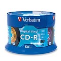 Verbatim® Digital Vinyl 700MB CD-R; Spindle, 50/Pack