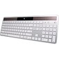 Logitech® Wireless USB Solar Keyboard, Silver (920-003472)