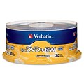Verbatim® 4.70GB DVD+RW; Spindle, 30/Pack